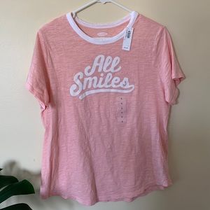 Old Navy Pink Graphic Tee